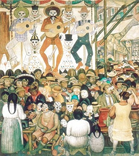 Dia de Muertos, 1924 by Diego Rivera - 32 1/4 x 23 3/4 inches - Fine Art Print / Poster