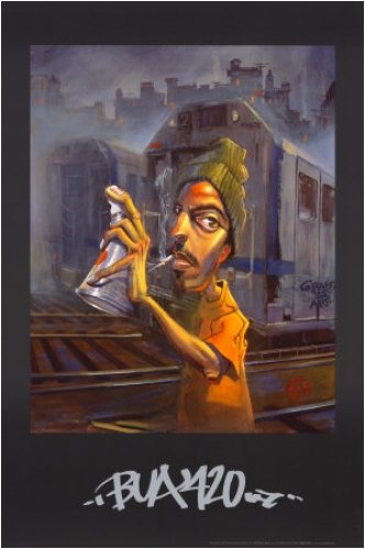 Bua 420 - Art Print (Graffiti Art By Justin Bua) (Size: 24" x 36")