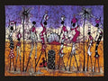 artworkforless.com Gathering in The Kalahari II by Okavango - 23 1/2 x 31 1/2 inches - Fine Art Print/Poster