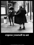 Expose Yourself to Art, Art Poster Print by M. Ryerson, (Overall Size:18x24) (Image Size: 16.75x17)