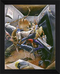 Frank Morrison FRAMED Art Print 26x32 "Rent Party"