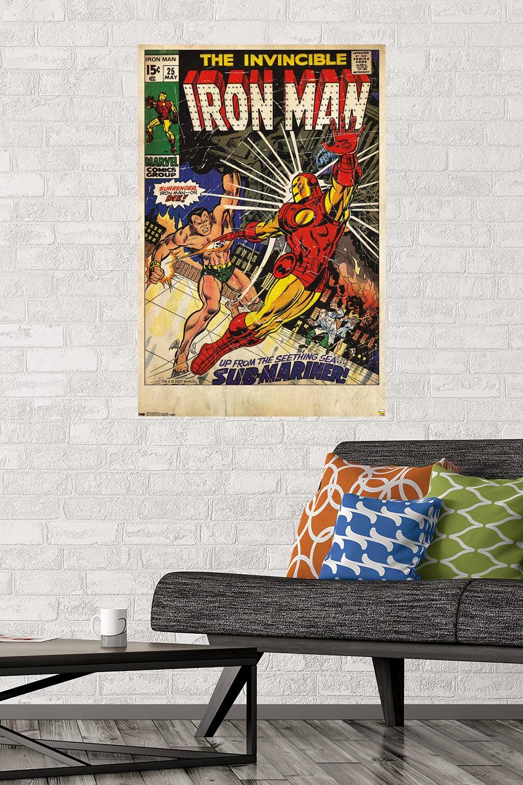 Trends International 24X36 Marvel Comics - Iron Man - Cover #25 Wall Poster