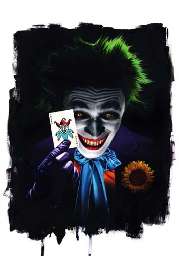 Bruce Teleky The Joker by David Stoupakis 13.5"x18" Art Print Poster