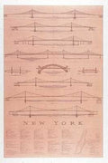 East River Bridges NY by Craig Holmes - 40 x 26 inches - Fine Art Print / Poster
