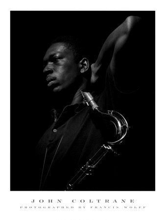 John Coltrane Art Poster Print by Francis Wolff, 24x32
