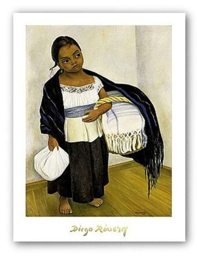 Nino Con Cesto Poster Print