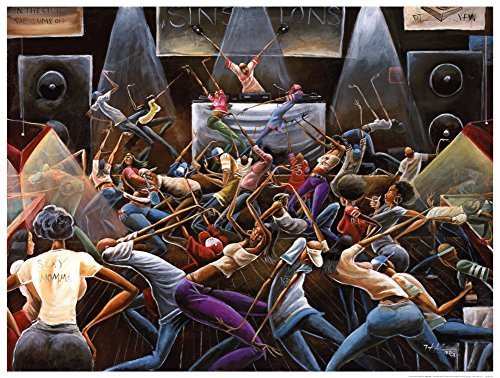 Jump Off Art Print by Frank Morrison 36 x 27in by AfroGiftsnStuff.com