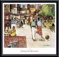 Barewalls Harlem, Framed Art Print by Charles Rucker