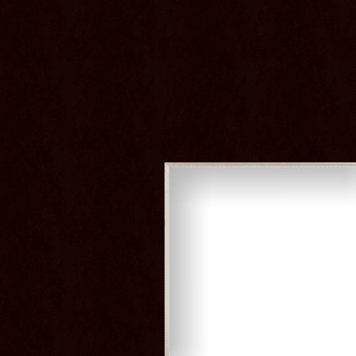 10x13 Mat for Picture Frame Black with Cream Core and 6x9 Opening Size (B221MAT)