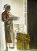 Lady by the Window by Consuelo Gamboa - 34 x 26 inches - Fine Art Print / Poster