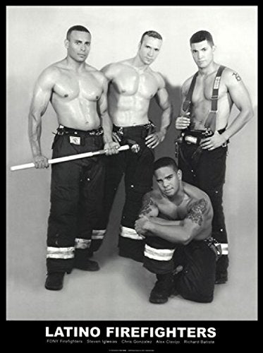 Latino Firefighters Poster Print by D. C. Larue (24 x 32)
