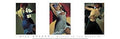 Allure Of The Dance II [Triptych] by Bill Brauer. Art Poster Print: 36 inches width by 11.75 inches height.