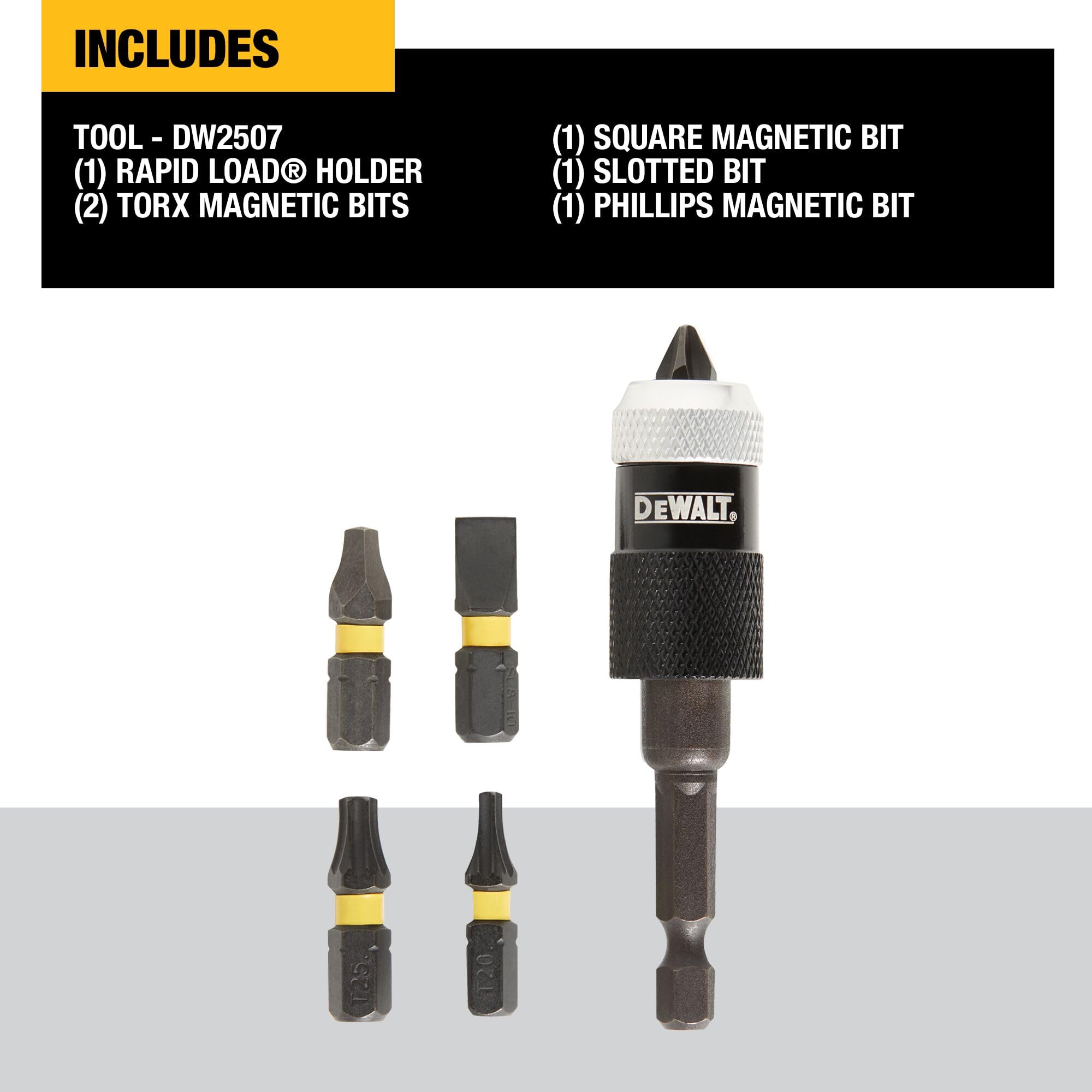 DeWalt DW2507 Compact Rapid Load Set, 6-Piece