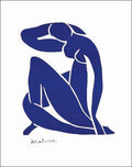 Blue Nude by Henri Matisse - 28 x 22 inches - Fine Art Print / Poster
