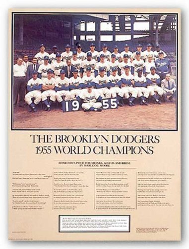 Brooklyn Dodgers, 1955 16.875"x11.75" Art Print Poster