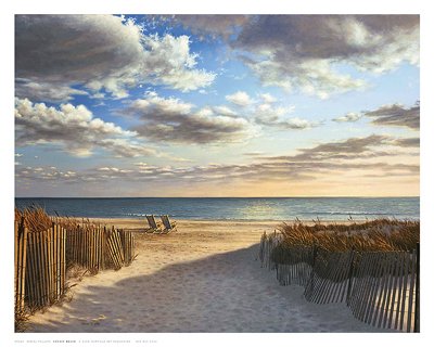 Sunset Beach - Poster by Daniel Pollera (15 x 12)