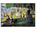 Bruce Teleky Sunday Afternoon on The Island of La Grand Jatte by Georges Seurat 10.375"x7" Art Print Poster