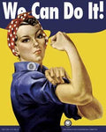 Rosie The Riveter - WE CAN DO IT World WAR II Poster