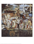 Disembarkation of The Spanish at Veracru by Diego Rivera Art Print, 22 x 28 inches