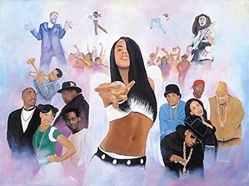 artworkforless.com Hip-Hop Heaven (Mini) by Kolongi Brathwaite - 8 1/2 x 10 1/2 inches - Fine Art Print/Poster