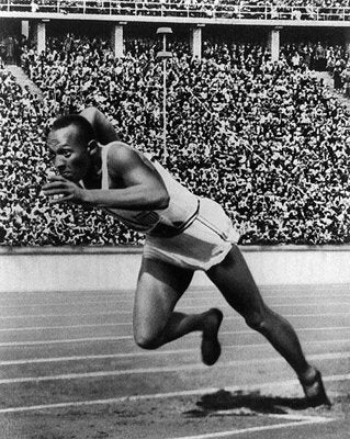 Jesse Owens, Berlin Olympics, 1936 10"x8" Art Print Poster African-American