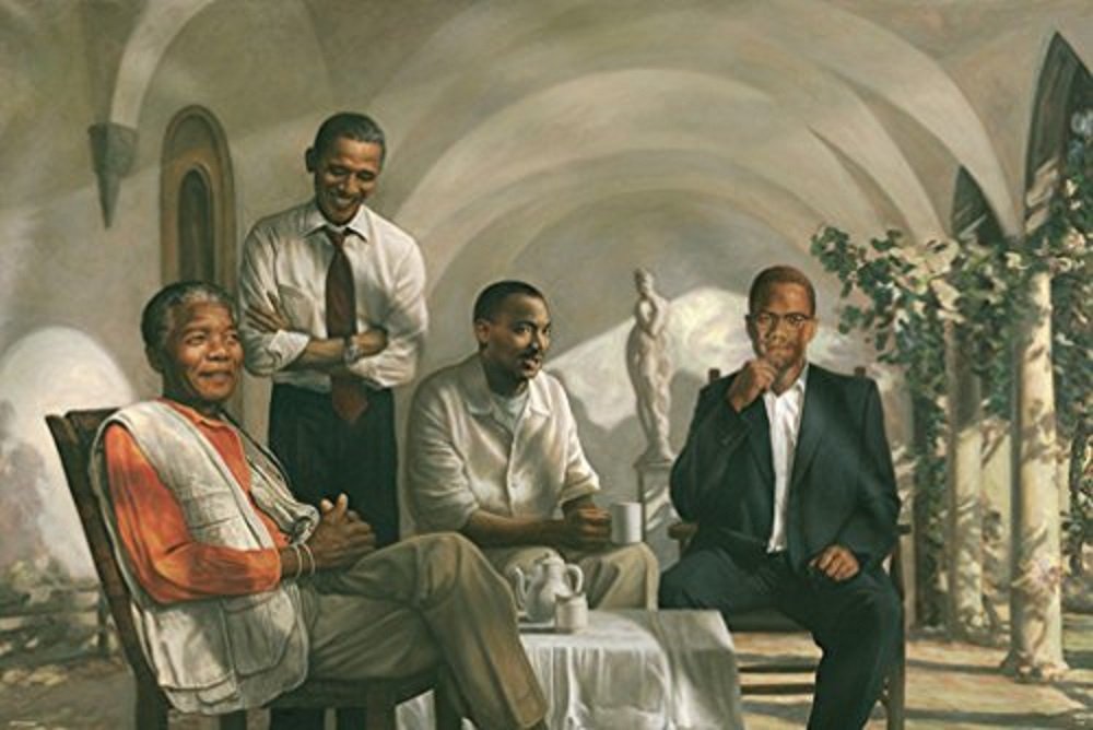 HSE The Pioneers Poster - Mandela - Malcolm X - Obama - Martin Luther King - MLK - Image: 12x18 Laminated