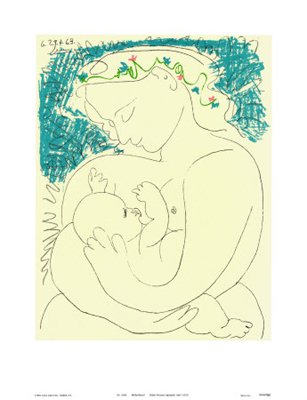 Motherhood - Poster by Pablo Picasso (26 x 40)