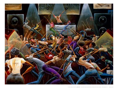 Jump Off Art Poster Print by Frank Morrison, 16x12
