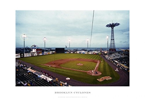 Brooklyn Cyclones Poster Print by Ira Rosen (19 x 13)