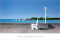 1art1 Keith Hiscock Poster Art Print - The White Chair (36 x 24 inches)