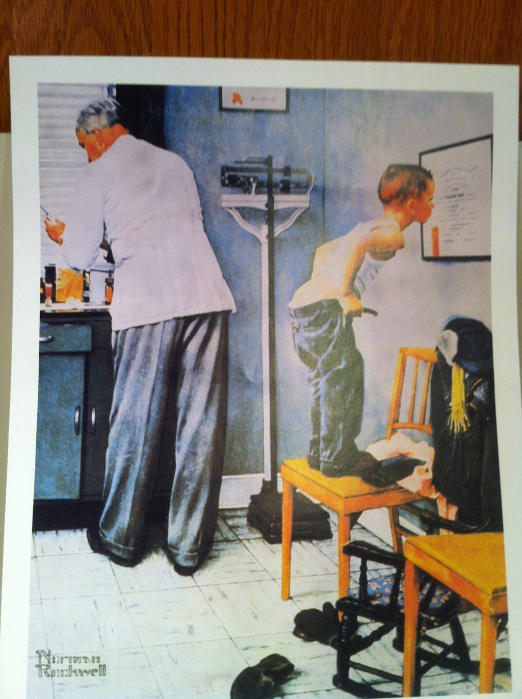 Before the Shot by Norman Rockwell 14"x11" Art Print Poster