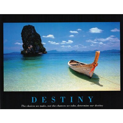 Destiny (Boat on Beach) Art Print Poster - 16x20