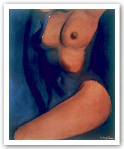 Blue Rinse by Laurie Cooper - 24 3/4 x 20 1/4 inches - Fine Art Print / Poster by artworkforless.com