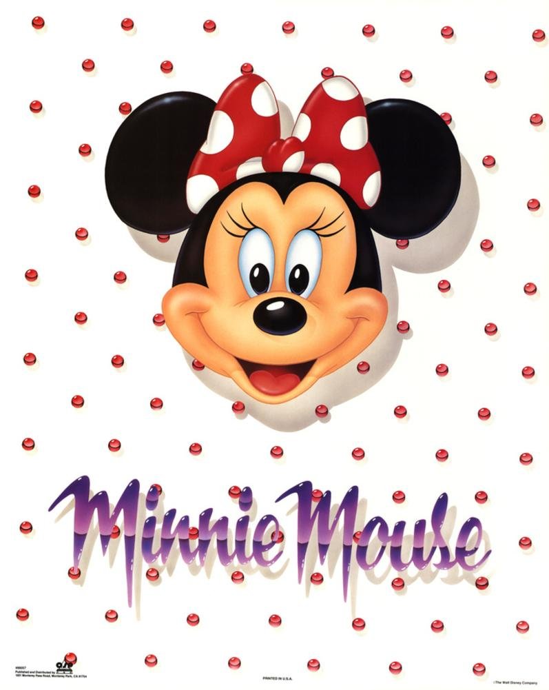 Minnie Mouse: Portrait by Walt Disney - 20 x 16 inches - Fine Art Print / Poster