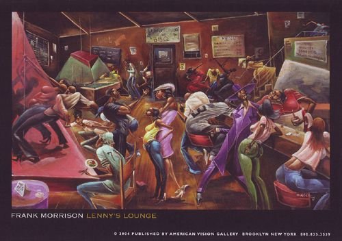 Bruce Teleky Lenny's Lounge by Frank Morrison 4.125"x6.5" Art Print Poster