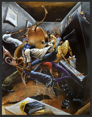 Rent Party Poster Print by Frank Morrison (22 x 28)