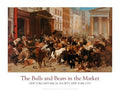 The Bulls and Bears in the Market Art Poster Print by William Holbrook Overall Size: 36x27 Image Size: 19.5x31.25