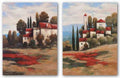 Red Roofs Set by Kanayo Ede 23"x29" Art Print Poster