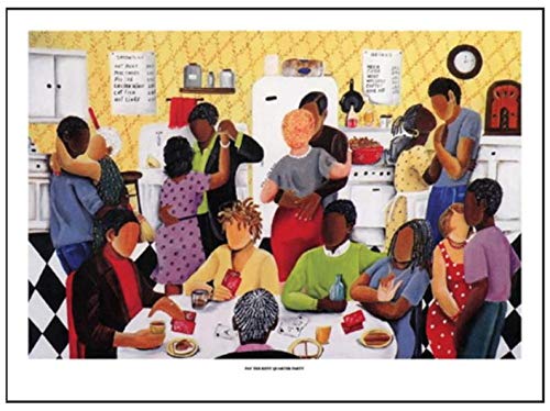 Annie Lee Belovedartshop.com: Pay The Rent Quarter Party Open Edition, Art Print, Poster| 19" x 26" | Unframed