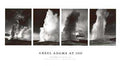 Ansel Adams - Old Faithful Geyser Art Print