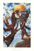 In the Sky by Justin Bua - 36 x 24 inches - Fine Art Print / Poster