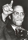 Malcolm X by Anonymous - 38 x 27 inches - Fine Art Print / Poster