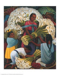 Flower Vendor - Poster by Diego Rivera (24 x 30)