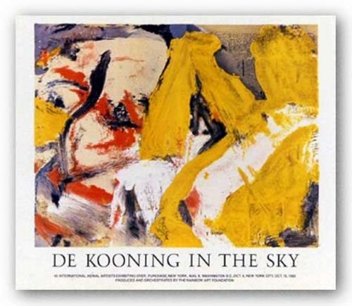 Bruce Teleky in The Sky by Willem De Kooning 21"x26.75" Art Print Poster
