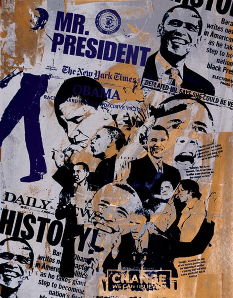 Mr. President Art Print Art Poster Print by Bobby Hill, 14x18