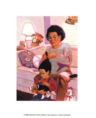 Comb and Brush by Ray Simmons 8"x10" Art Print Poster