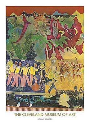 Romare Bearden - Wrapping It Up At The Lafayette, 1974 Art Print
