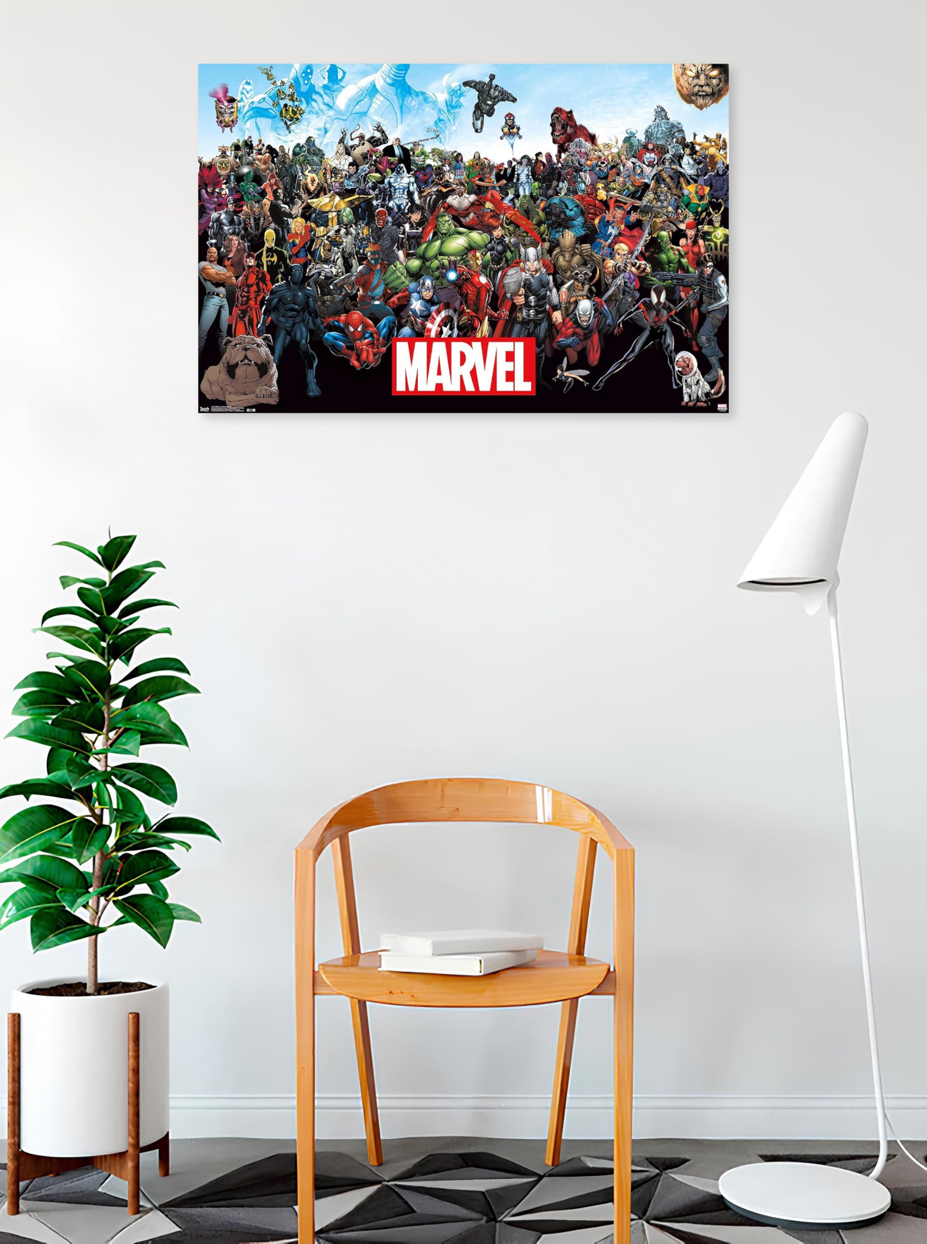 Marvel Comics The Marvel Lineup Wall Poster