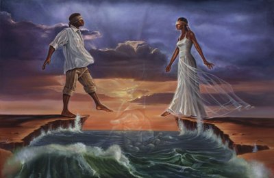Step Out On Faith 'Love' - Poster by Kevin A. Williams (18 x 12)
