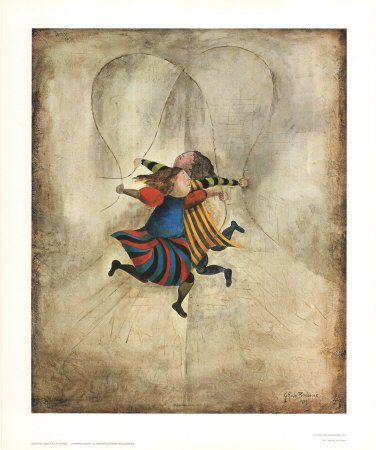 "Jumping Rope" Fine Art Print Poster By Graciela Rodo Boulanger LAST ONE